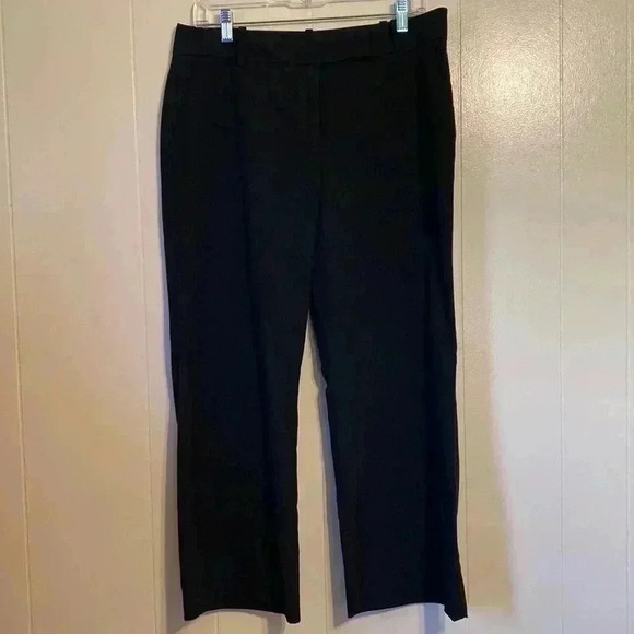 Talbots Black Heritage Trouser Pants size 12P - Picture 1 of 7